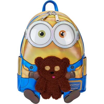 Loungefly Minions Irisierender Bob-Kleinrucksack - Ich - Einfach unverbesserlich Loungefly Minions Irisierender Bob-Kleinrucksack - Ich - Einfach unverbesserlich