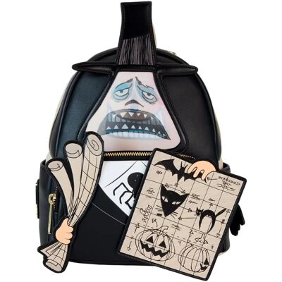 Zaino mini Loungefly Disney Nightmare Before Christmas Sindaco Lenticolare - Programma di Halloween Zaino mini Loungefly Disney Nightmare Before Christmas Sindaco Lenticolare - Programma di Halloween