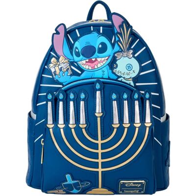Zaino Menorah Stitch Loungefly - Regalo Hanukkah Zaino Menorah Stitch Loungefly - Regalo Hanukkah