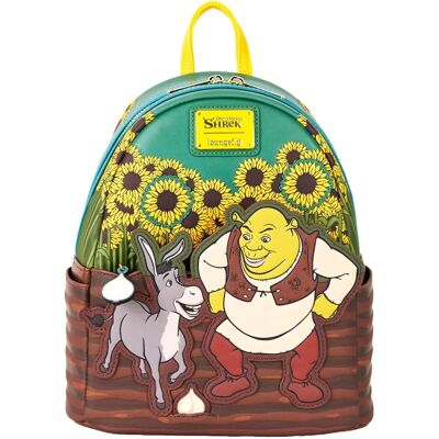 Loungefly Shrek & Esel Sonnenblumenfeld Mini Rucksack - Offiziell lizenziertes Produkt Loungefly Shrek & Esel Sonnenblumenfeld Mini Rucksack - Offiziell lizenziertes Produkt