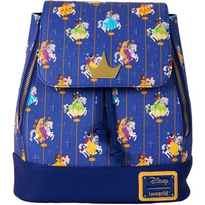 Loungefly Disney Prinzessinnen Karussell Mini Rucksack - Rucksack - LF-WDBK3957 Loungefly Disney Prinzessinnen Karussell Mini Rucksack - Rucksack - LF-WDBK3957
