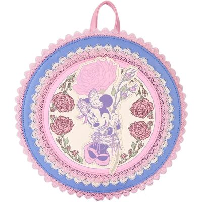 Loungefly Minnie Mouse Blomst og Lace Mini Rygsekk Loungefly Minnie Mouse Blomst og Lace Mini Rygsekk