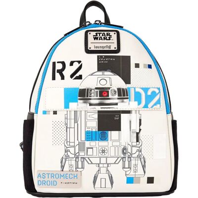 Loungefly R2-D2 Mini-Rucksack - Star Wars: The Power Of The Force Loungefly R2-D2 Mini-Rucksack - Star Wars: The Power Of The Force