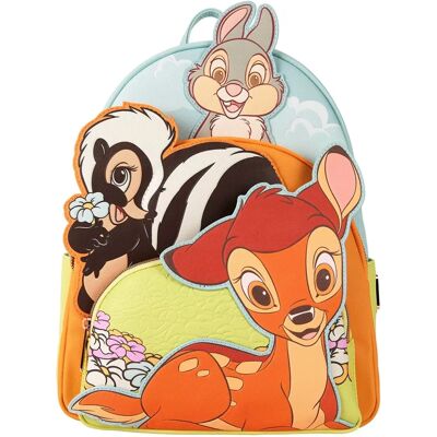 Loungefly Disney Bambi & Amis Sac à Dos Mini - 3 Poches - Publicité Loungefly Disney Bambi & Amis Sac à Dos Mini - 3 Poches - Publicité