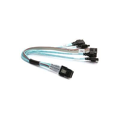 Supermicro CBL-0118L-02 23 cm SATA/SAS Kabel - Blau Supermicro CBL-0118L-02 23 cm SATA/SAS Kabel - Blau