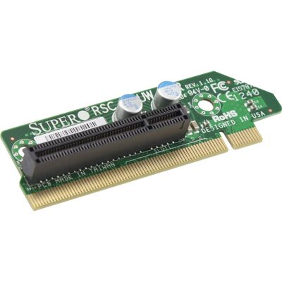 Supermicro RSC-R1UW-E8R - Gränssnittskort - PCIe - 1U - WIO - 1 x PCI-E x8 Supermicro RSC-R1UW-E8R - Gränssnittskort - PCIe - 1U - WIO - 1 x PCI-E x8