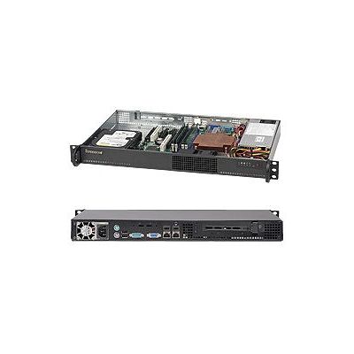 Supermicro SuperChassis 510-203B Rack Schwarz 200 W - Server Gehäuse Supermicro SuperChassis 510-203B Rack Schwarz 200 W - Server Gehäuse