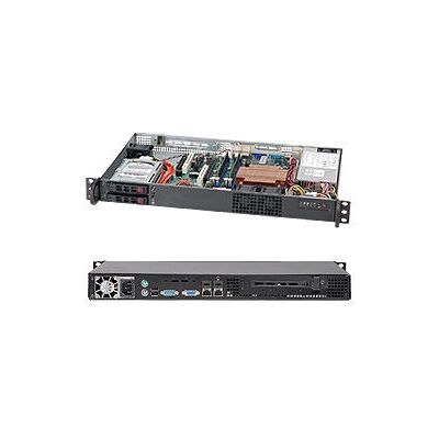 Supermicro SC510T-203B Rack-Server - 1U - Micro-ATX - 200W - Schwarz Supermicro SC510T-203B Rack-Server - 1U - Micro-ATX - 200W - Schwarz