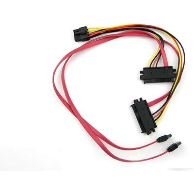 Supermicro CBL-SAST-0529 Kabel zmieniacz płci - 2x SAS 29-pin, 2x SATA+8-pin - Czarny, Czerwony, Żółty Supermicro CBL-SAST-0529 Kabel zmieniacz płci - 2x SAS 29-pin, 2x SATA+8-pin - Czarny, Czerwony, Żółty