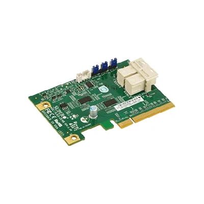 Supermicro AOC-SLG3-2E4R Niedriges Profil SAS PCIe Schnittstelle Karte Supermicro AOC-SLG3-2E4R Niedriges Profil SAS PCIe Schnittstelle Karte