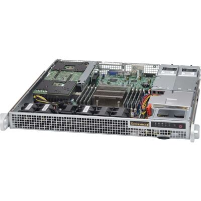 Supermicro CSE-514-R407W Rack Gehäuse - Grau - 400W - 1U Supermicro CSE-514-R407W Rack Gehäuse - Grau - 400W - 1U