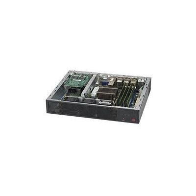 Supermicro SuperServer E300-8D - Server - Mini-1U - D-1518 - RAID-Unterstützung Supermicro SuperServer E300-8D - Server - Mini-1U - D-1518 - RAID-Unterstützung