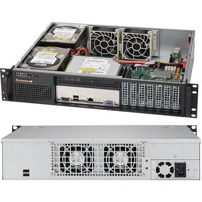 Supermicro SC523L-505B - Boîtier Serveur Monté en Rack - Noir Supermicro SC523L-505B - Boîtier Serveur Monté en Rack - Noir