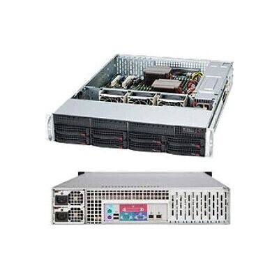 Supermicro 825TQC-R802LPB Rack Schwarz 800 W - Server Rack Supermicro 825TQC-R802LPB Rack Schwarz 800 W - Server Rack