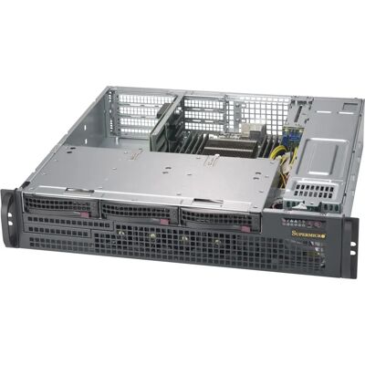 Case per computer Supermicro CSE-825MBTQC-R802WB in rack - Nero 800W Case per computer Supermicro CSE-825MBTQC-R802WB in rack - Nero 800W
