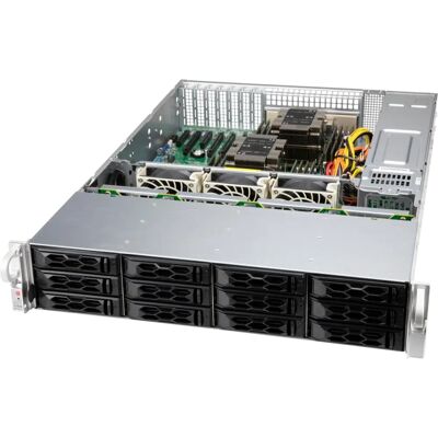 Supermicro CSE-LA26E1C4-R609LP Rackmount 2U - Erweiterter ATX 650 W OEM Supermicro CSE-LA26E1C4-R609LP Rackmount 2U - Erweiterter ATX 650 W OEM
