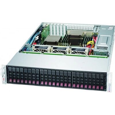 Supermicro SuperChassis 216BAC4-R1K23LPB Rack Svart - Rack-serverchassi Supermicro SuperChassis 216BAC4-R1K23LPB Rack Svart - Rack-serverchassi