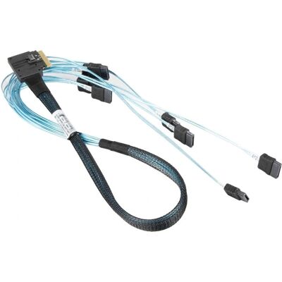 Supermicro CBL-SAST-0827 SAS-Kabel - 70cm - Schwarz - Intern Supermicro CBL-SAST-0827 SAS-Kabel - 70cm - Schwarz - Intern