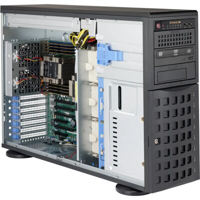 Supermicro SC745 BAC-R1K23B-SQ Turm 4U Extended ATX Schwarz Supermicro SC745 BAC-R1K23B-SQ Turm 4U Extended ATX Schwarz