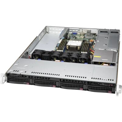 Supermicro CSE-815TQC4-R504WB3 Server Barebone - 4 HDD, 1U Rack, Schwarz Supermicro CSE-815TQC4-R504WB3 Server Barebone - 4 HDD, 1U Rack, Schwarz