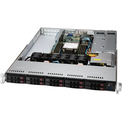 Serveur en rack Supermicro CSE-116AC10-R706WB3 - Noir - 750 W Serveur en rack Supermicro CSE-116AC10-R706WB3 - Noir - 750 W