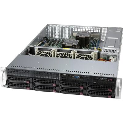 Supermicro CSE-825BTQC-R1K23LPB Server Rack Gehäuse Schwarz 1200 W Supermicro CSE-825BTQC-R1K23LPB Server Rack Gehäuse Schwarz 1200 W