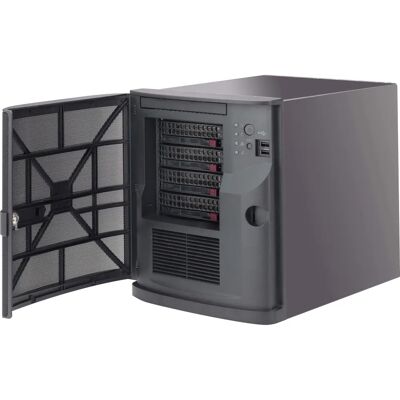 Supermicro CSE-721TQ-350B Mini-Tower - Unterstützt Mini-ITX - 250W Netzteil Supermicro CSE-721TQ-350B Mini-Tower - Unterstützt Mini-ITX - 250W Netzteil