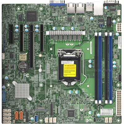 Supermicro X12STL-F - Motherboard - Micro ATX - LGA1200 - C252 - 2 Gbit LAN Supermicro X12STL-F - Motherboard - Micro ATX - LGA1200 - C252 - 2 Gbit LAN