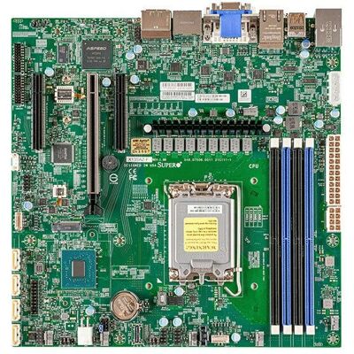 Supermicro X13SAZ-F Intel R680E LGA 1700 Micro-ATX Mainboard Supermicro X13SAZ-F Intel R680E LGA 1700 Micro-ATX Mainboard