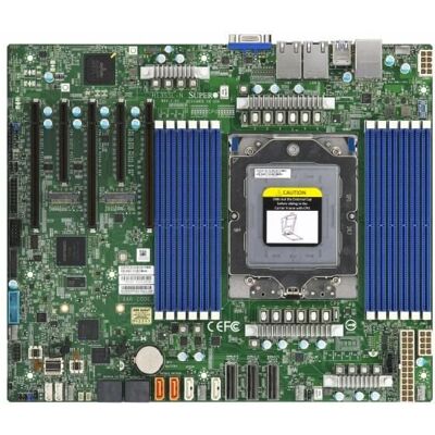 Supermicro MBD-H13SSL-N-B Mainboard - AMD EPYC 9004 - DDR5-4800 - PCIe 5.0 - ATX Supermicro MBD-H13SSL-N-B Mainboard - AMD EPYC 9004 - DDR5-4800 - PCIe 5.0 - ATX
