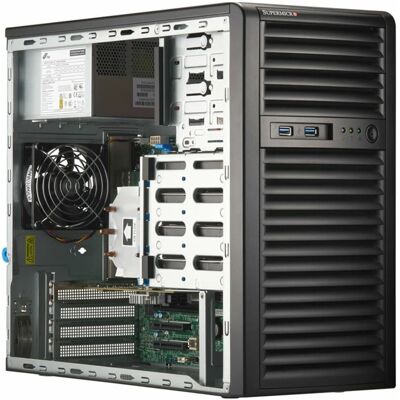 Supermicro SYS-531R-I Workstation Barebone - Schwarz Supermicro SYS-531R-I Workstation Barebone - Schwarz