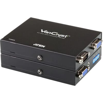 Aten VE170Q Extenseur AV - Émetteur & Récepteur - Noir - Publicité Aten VE170Q Extenseur AV - Émetteur & Récepteur - Noir - Publicité
