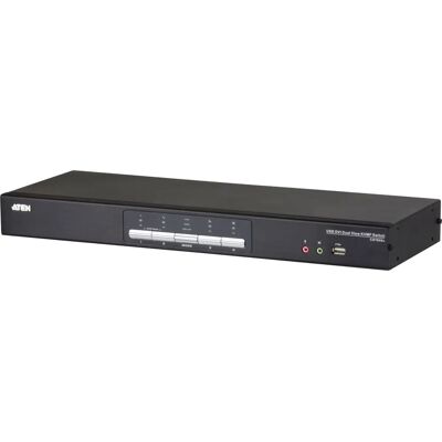 Switch KVM Aten CS1644A - Doppio Schermo, 4 Porte, Nero Switch KVM Aten CS1644A - Doppio Schermo, 4 Porte, Nero