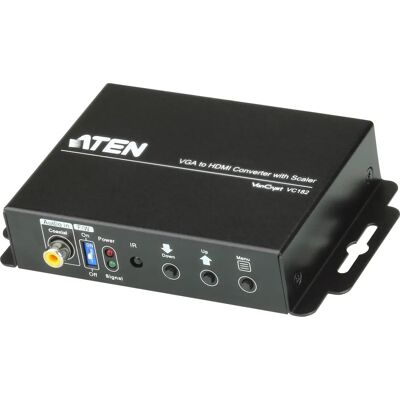 ATEN VC182 Convertisseur de signal vidéo - 1920x1200 - Nero - 83x110x28mm - Convertisseur de signal vidéo ATEN VC182 Convertisseur de signal vidéo - 1920x1200 - Nero - 83x110x28mm - Convertisseur de signal vidéo