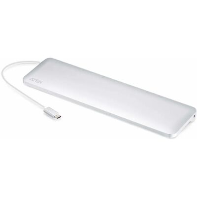 Aten UH3234-AT Silver USB-C Docking Station - Laptop Dock Aten UH3234-AT Silver USB-C Docking Station - Laptop Dock