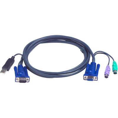ATEN 2L5506UP VGA KVM Kaapeli - 6m ATEN 2L5506UP VGA KVM Kaapeli - 6m