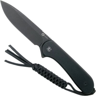 Civivi Elementum Fixed Blade - Czarny nóż typu fixed drop point Civivi Elementum Fixed Blade - Czarny nóż typu fixed drop point