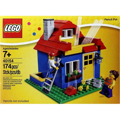 Takumiya LEGO 40154 Porte-stylo - Maison avec figurines - Publicité Takumiya LEGO 40154 Porte-stylo - Maison avec figurines - Publicité