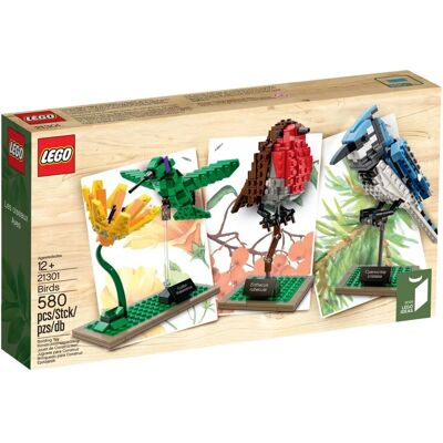 Zestaw Modeli Ptaków LEGO Ideas - Rudzika, Kolibri, Kawa Zestaw Modeli Ptaków LEGO Ideas - Rudzika, Kolibri, Kawa
