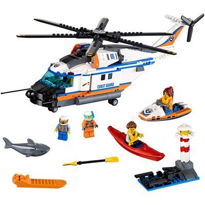 LEGO - City Coast Guard Helicopter 60166 - Building Kit LEGO - City Coast Guard Helicopter 60166 - Building Kit