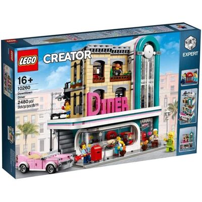 LEGO Creator Expert Downtown Diner 10260 Kit de construction - Kit - Publicité LEGO Creator Expert Downtown Diner 10260 Kit de construction - Kit - Publicité