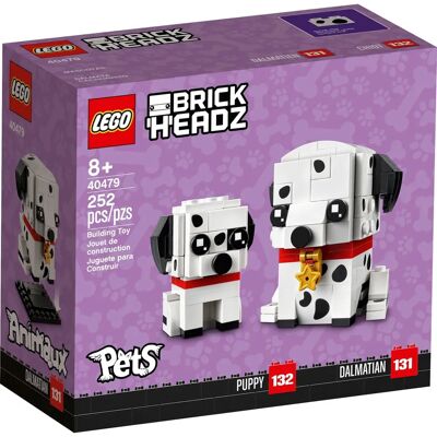 Lego BrickHeadz Pets Set Chien et Chiot Dalmatien - Ensemble de Construction - Publicité Lego BrickHeadz Pets Set Chien et Chiot Dalmatien - Ensemble de Construction - Publicité