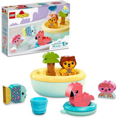 Diversão na Banheira Lego DUPLO - Ilha de Animais Flutuante - Brinquedo de Banho Diversão na Banheira Lego DUPLO - Ilha de Animais Flutuante - Brinquedo de Banho