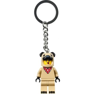 LEGO City Bulldog Francese Minifigur Portachiavi LEGO City Bulldog Francese Minifigur Portachiavi