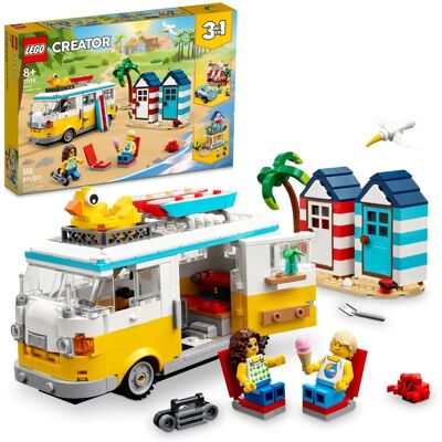 NIPPON LEGO Creator Camping Car Plage - Kit 3 en 1 pour l'Été - Publicité NIPPON LEGO Creator Camping Car Plage - Kit 3 en 1 pour l'Été - Publicité