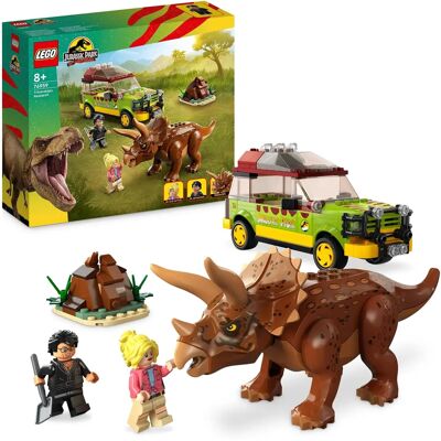 NIPPON LEGO Jurassic World Enquête Écologique Triceratops Bloc de Jouet - Publicité NIPPON LEGO Jurassic World Enquête Écologique Triceratops Bloc de Jouet - Publicité