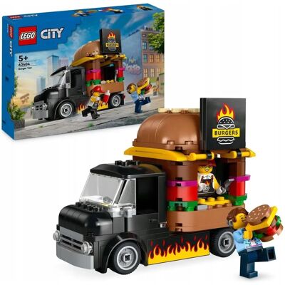 LEGO City Burger V - Zestaw do budowania dla dzieci 5+ LEGO City Burger V - Zestaw do budowania dla dzieci 5+