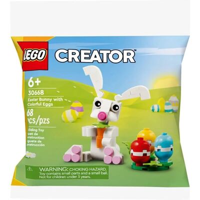 LEGO Creator Coelhinho da Páscoa com Ovos Coloridos - Brinquedo de Construção LEGO Creator Coelhinho da Páscoa com Ovos Coloridos - Brinquedo de Construção