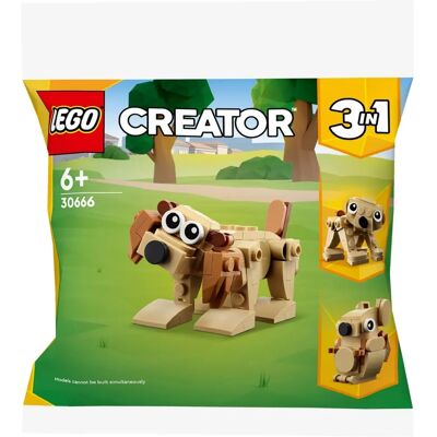 Lego Creator 30666 Gift Animal Dog Kuma - Toy Building Set Lego Creator 30666 Gift Animal Dog Kuma - Toy Building Set