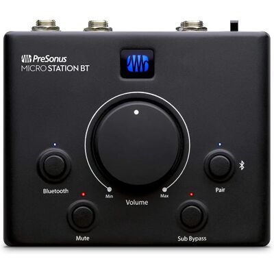 Presonus MicroStation BT - Controllore di monitoraggio - Bluetooth, 2.1 sistema, compatto Presonus MicroStation BT - Controllore di monitoraggio - Bluetooth, 2.1 sistema, compatto